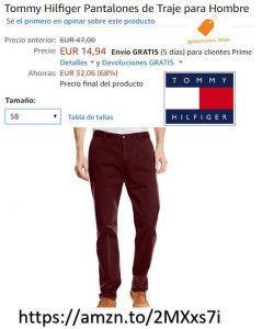 Tommy Hilfiger Pantalones para hombre